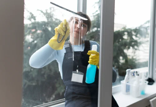 Nettoyage de vitres intérieures et extérieures à la Roche-Canillac